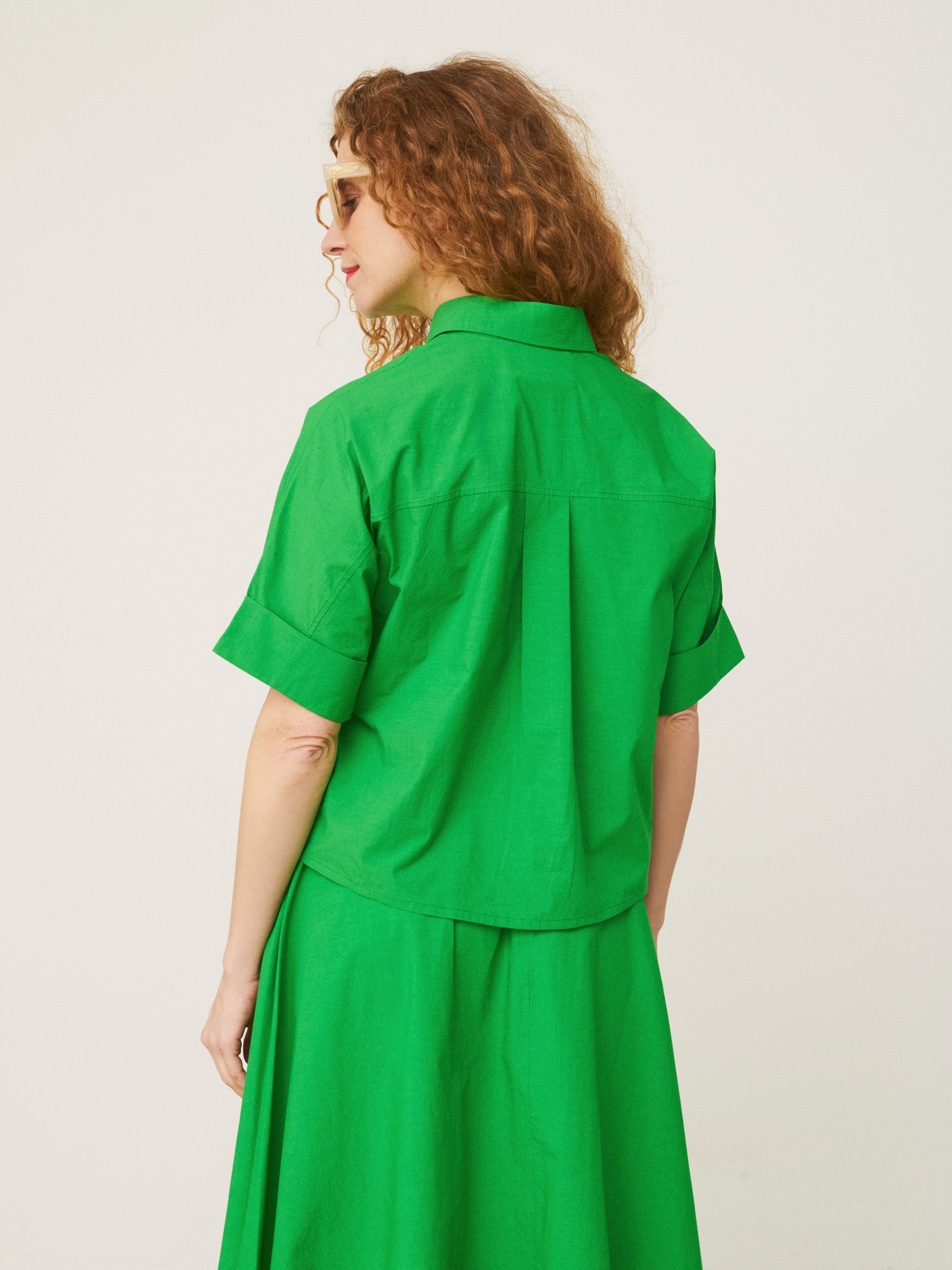 Mii Alba Marguerite chemise femme brodée coton