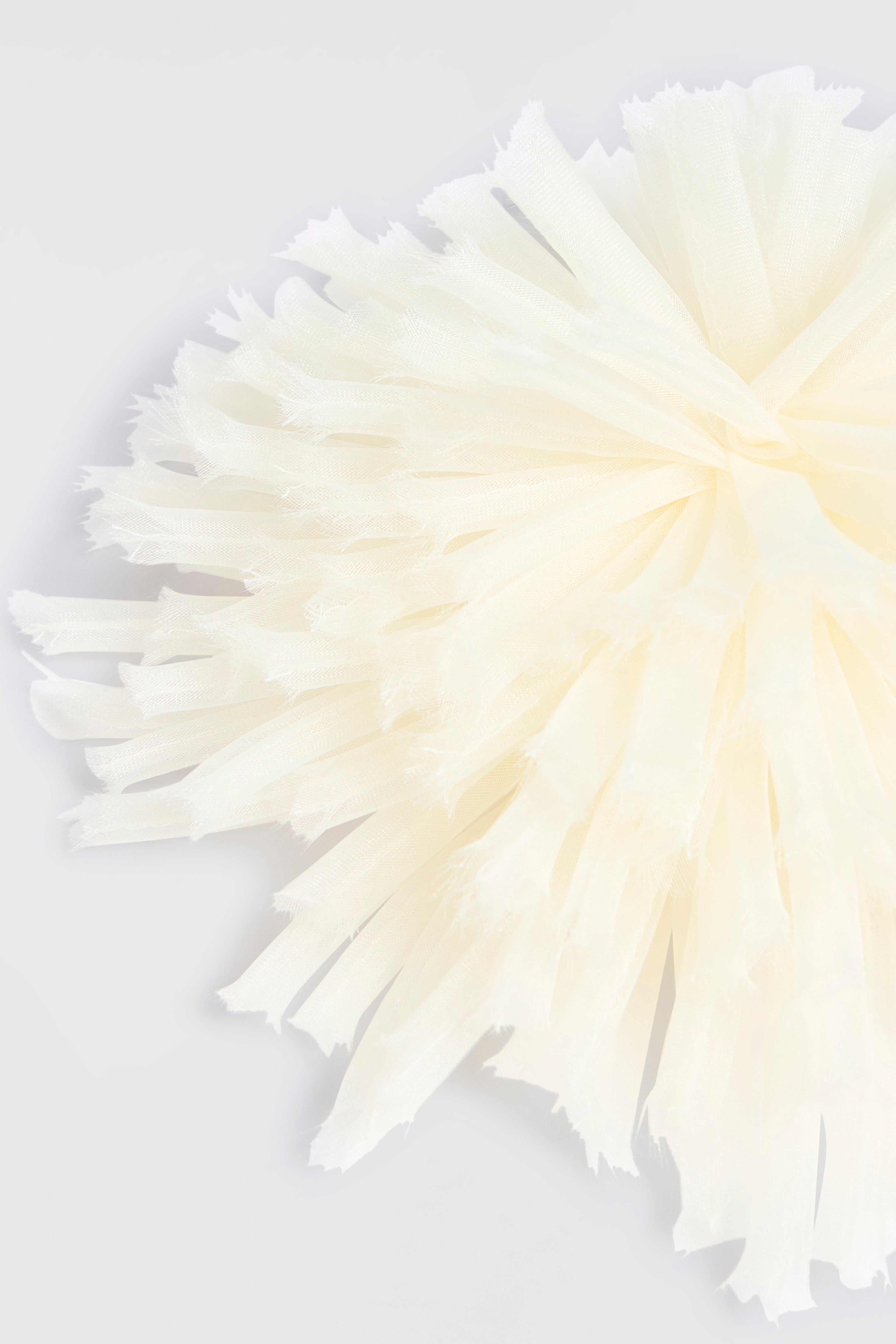 Liviana Conti Bijoux Yvette broche fleur organza noir