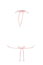 Oh Polly Tala haut bikini triangle rose perle brillant