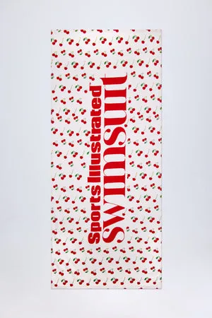 Oh Polly Toalla Serviette Plage Cherry Print Coton 175x70