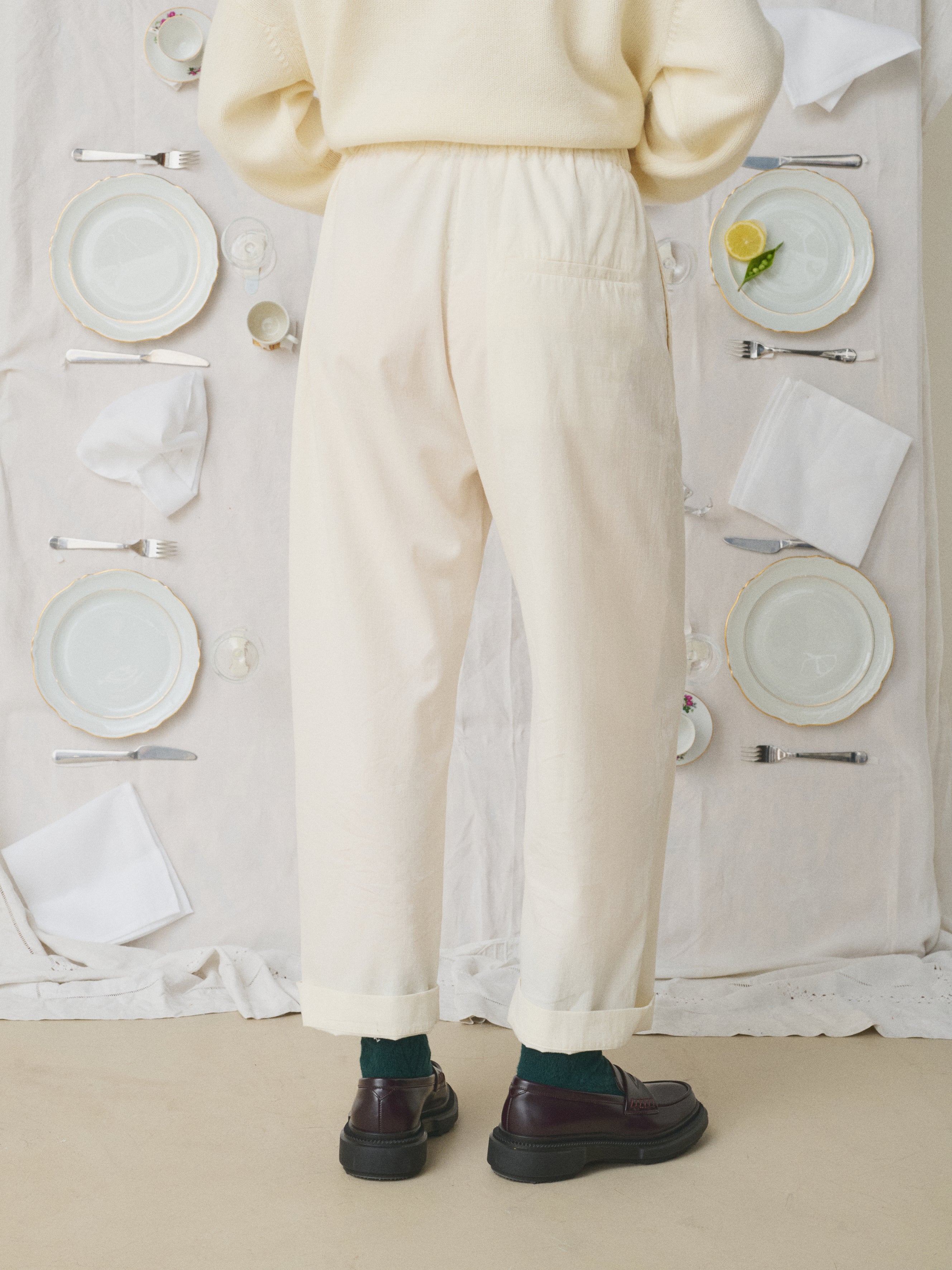 MII Mii à table Pantalon Kika Les Unis velours crop XS-L