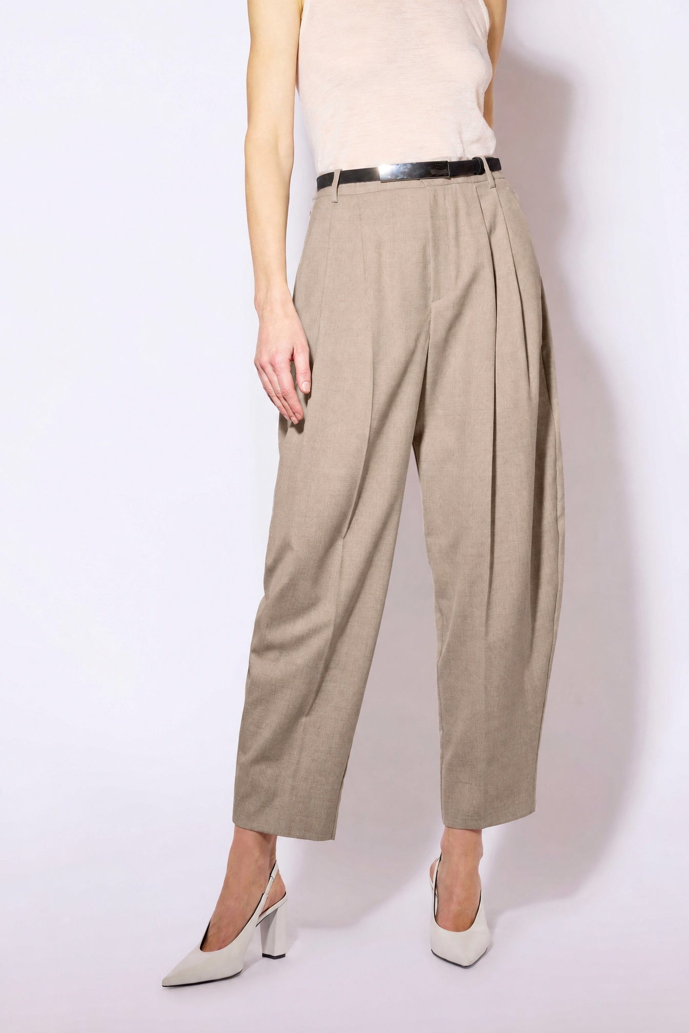 Liviana Conti Donald pantalon ballon laine noir
