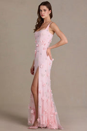 Oh Polly Embellished robe corset rose bébé 15734 longue
