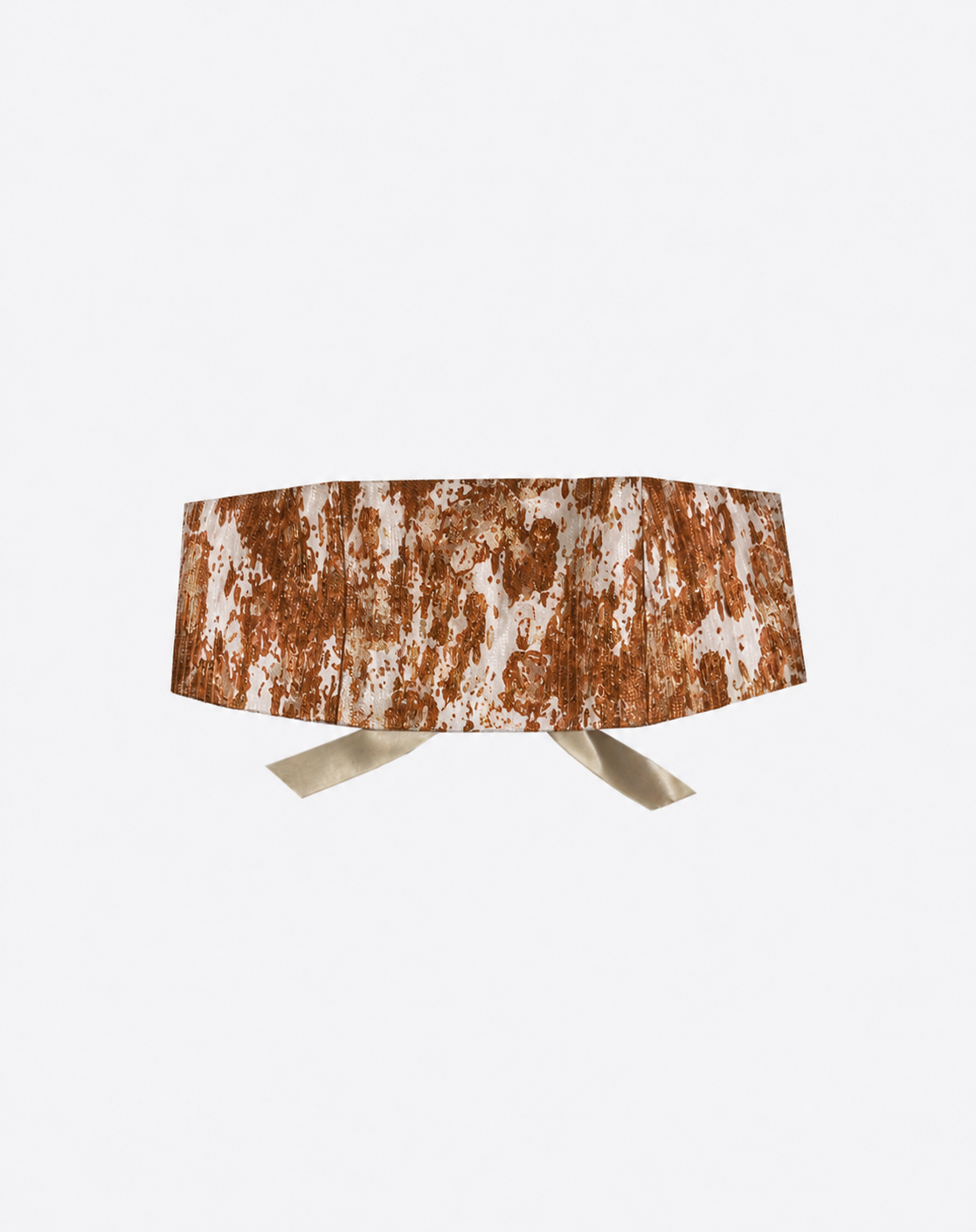 The Ethiquette Angie Mini bustier jacquard bronze XS