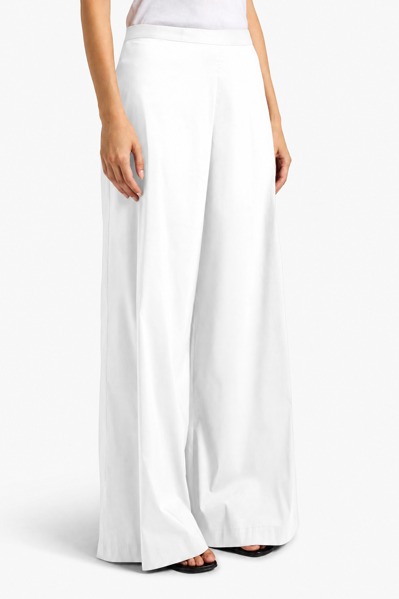 Liviana Conti Ilaria pantalon palazzo stretch taille 38-48