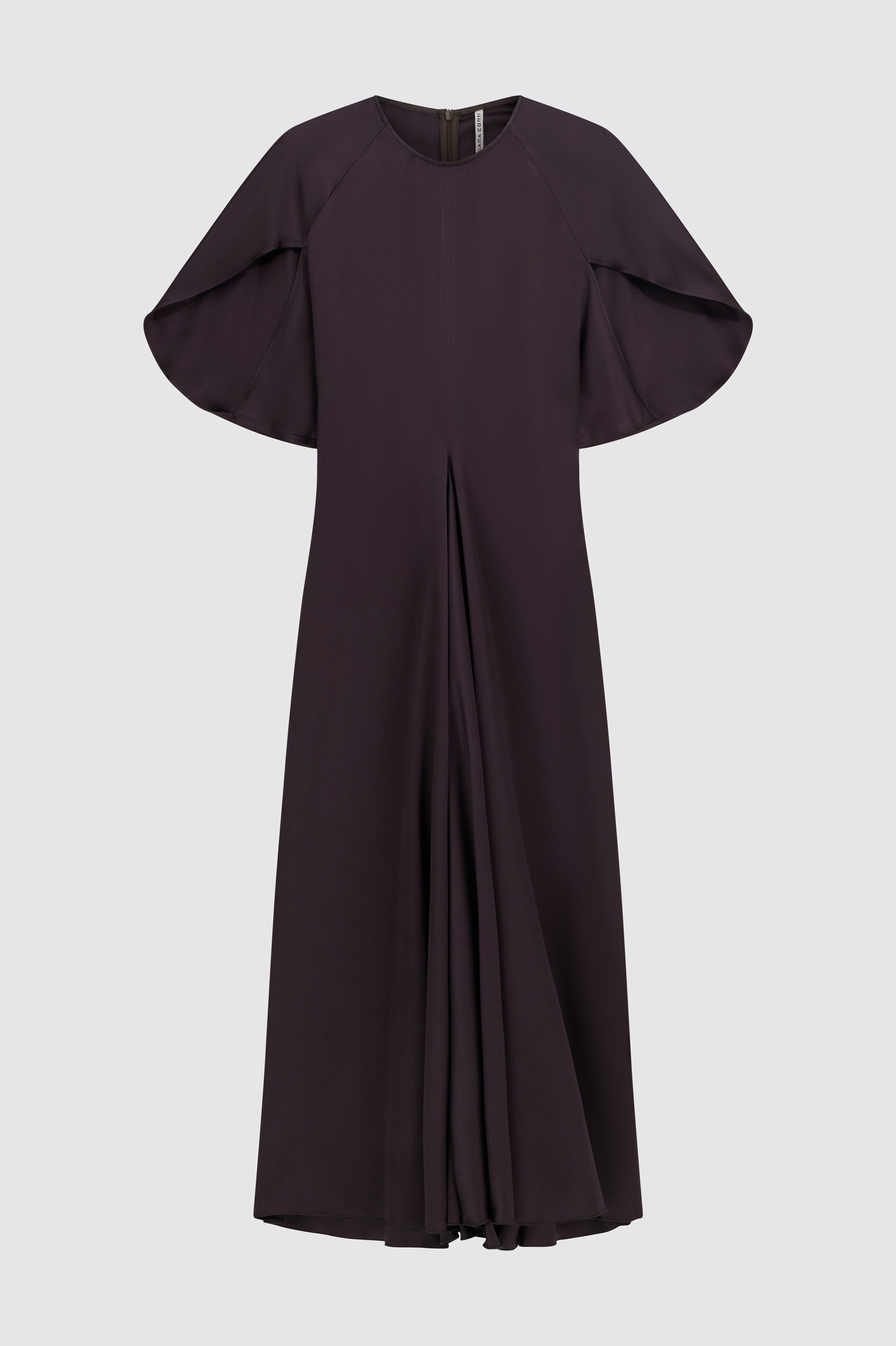 Liviana Conti Demetra robe midi Notte 42 satin fluide