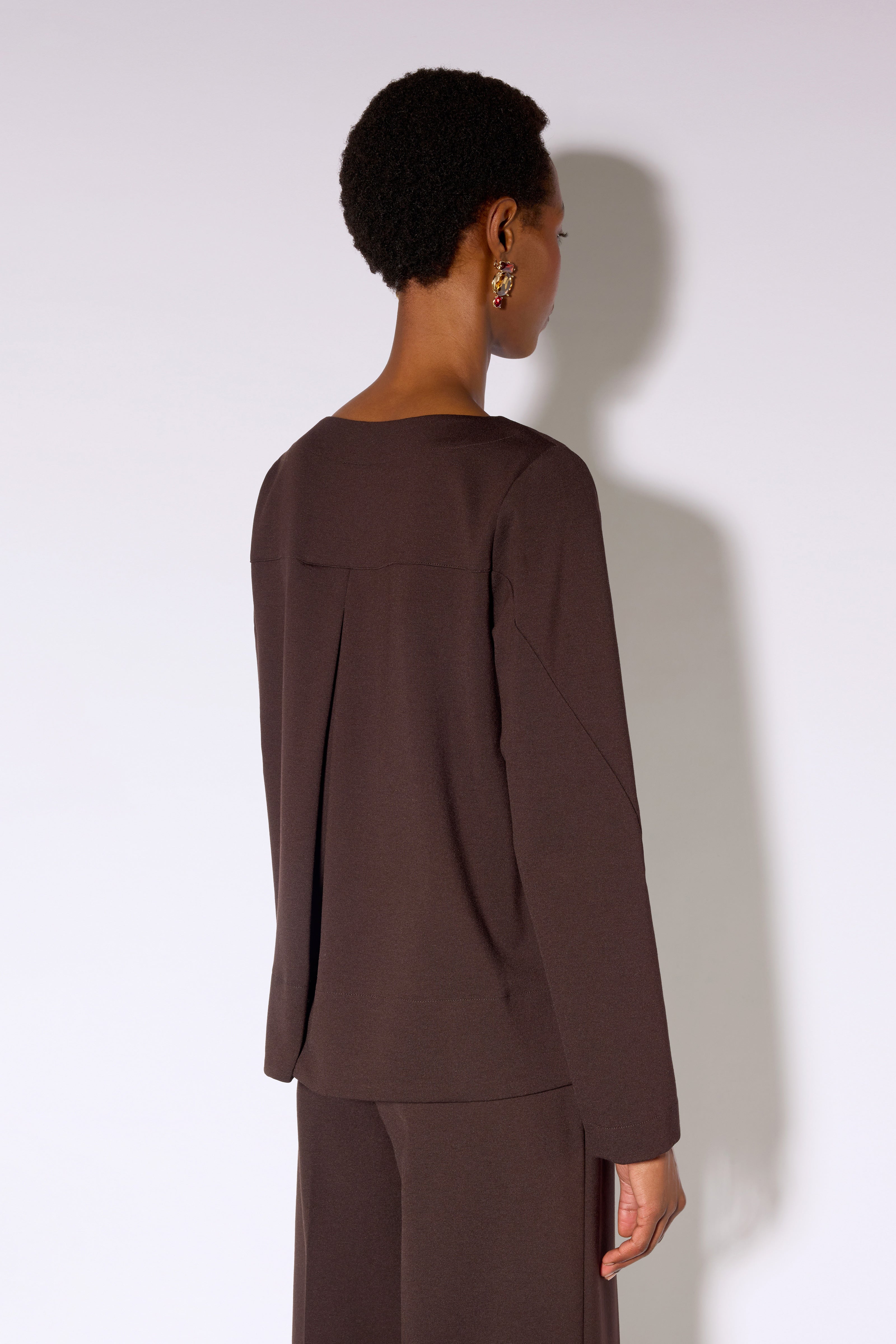 Liviana Conti Deanna Blouse Femme Fluide Espresso