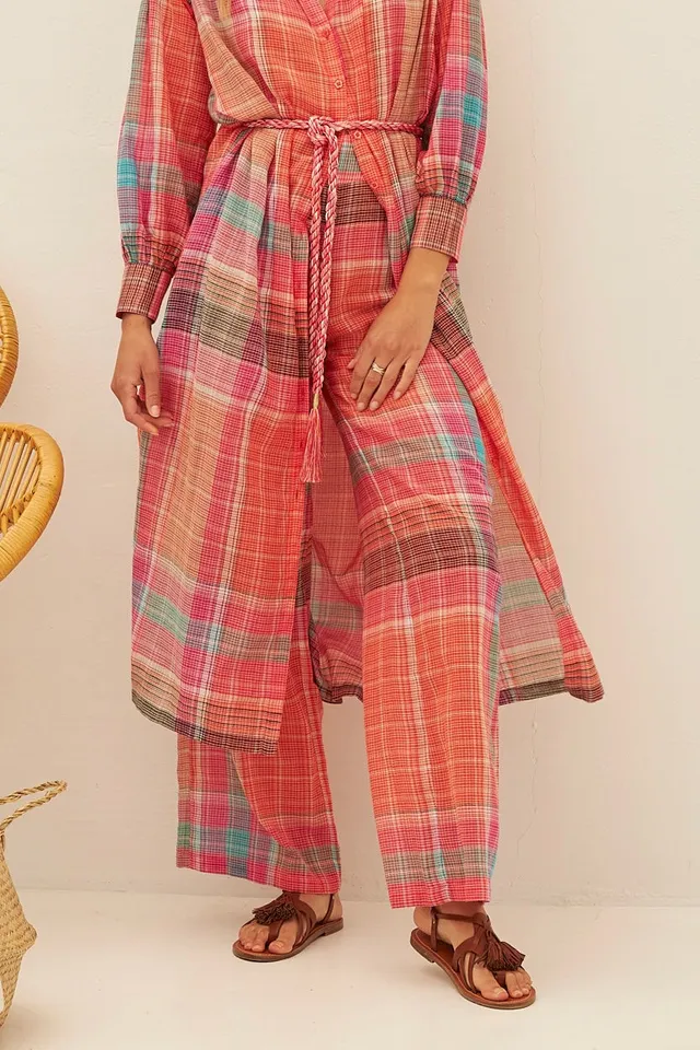 Chicosoleil Jules pantalon orange coton XS-XL