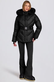 Oh Polly BT2390 veste ski noire imperméable 18k