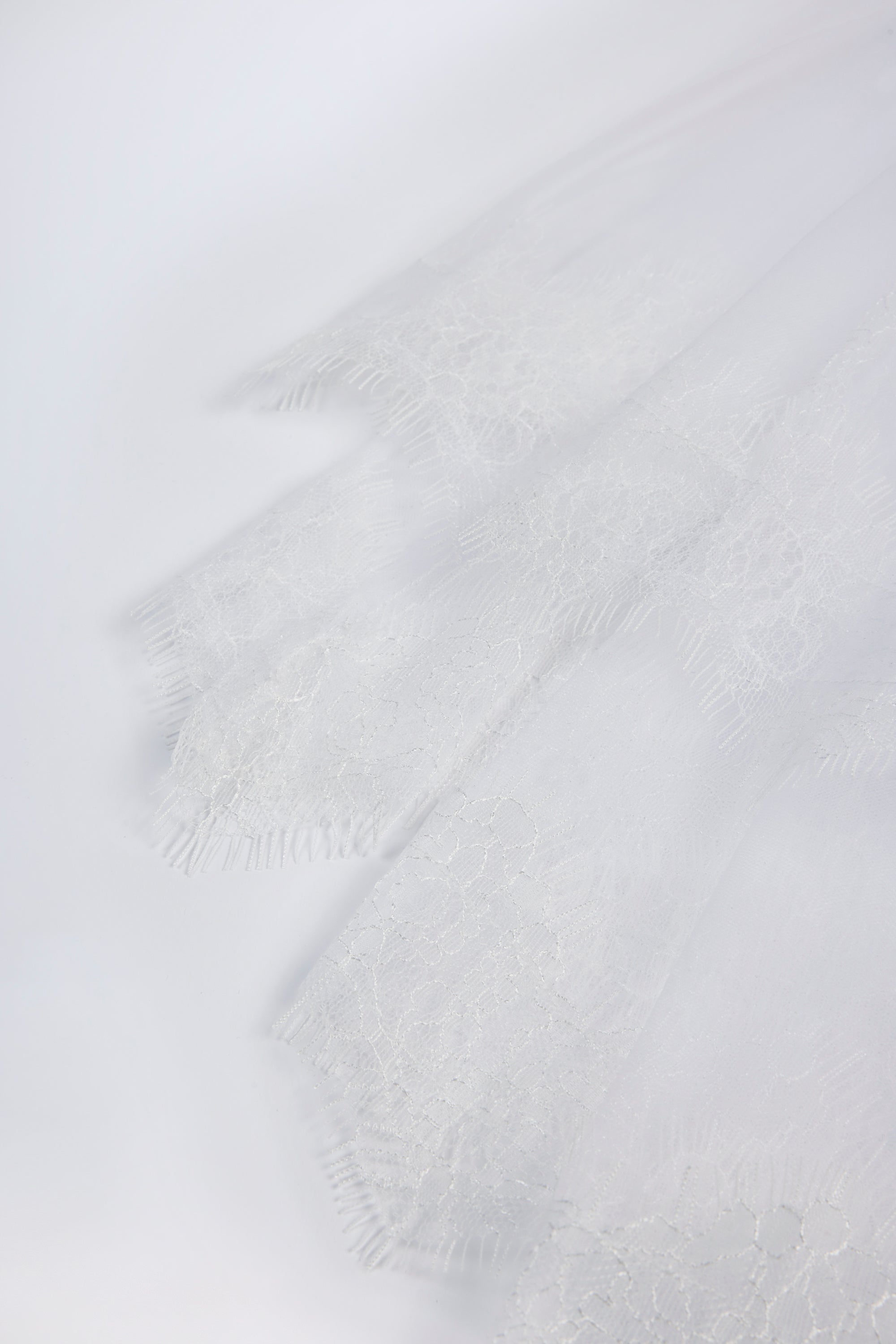 Oh Polly Trixie Voile Blanc Dentelle Tulle Taille Unique