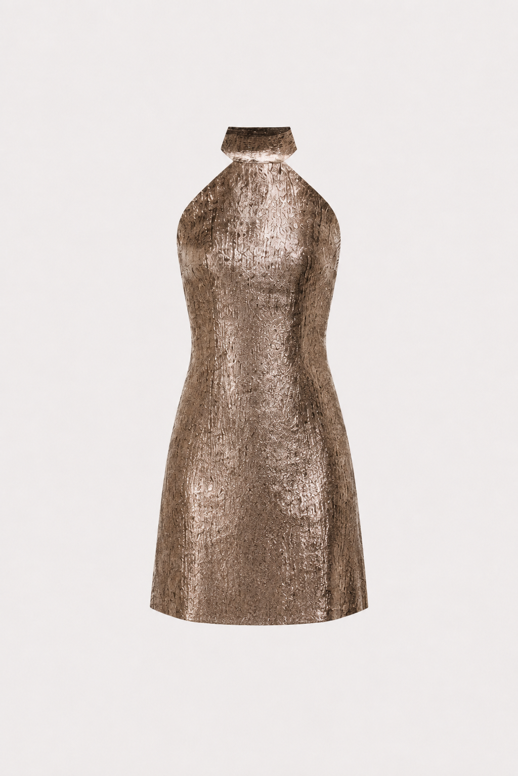 The Ethiquette Joy Zahara Dress robe satin lurex mini