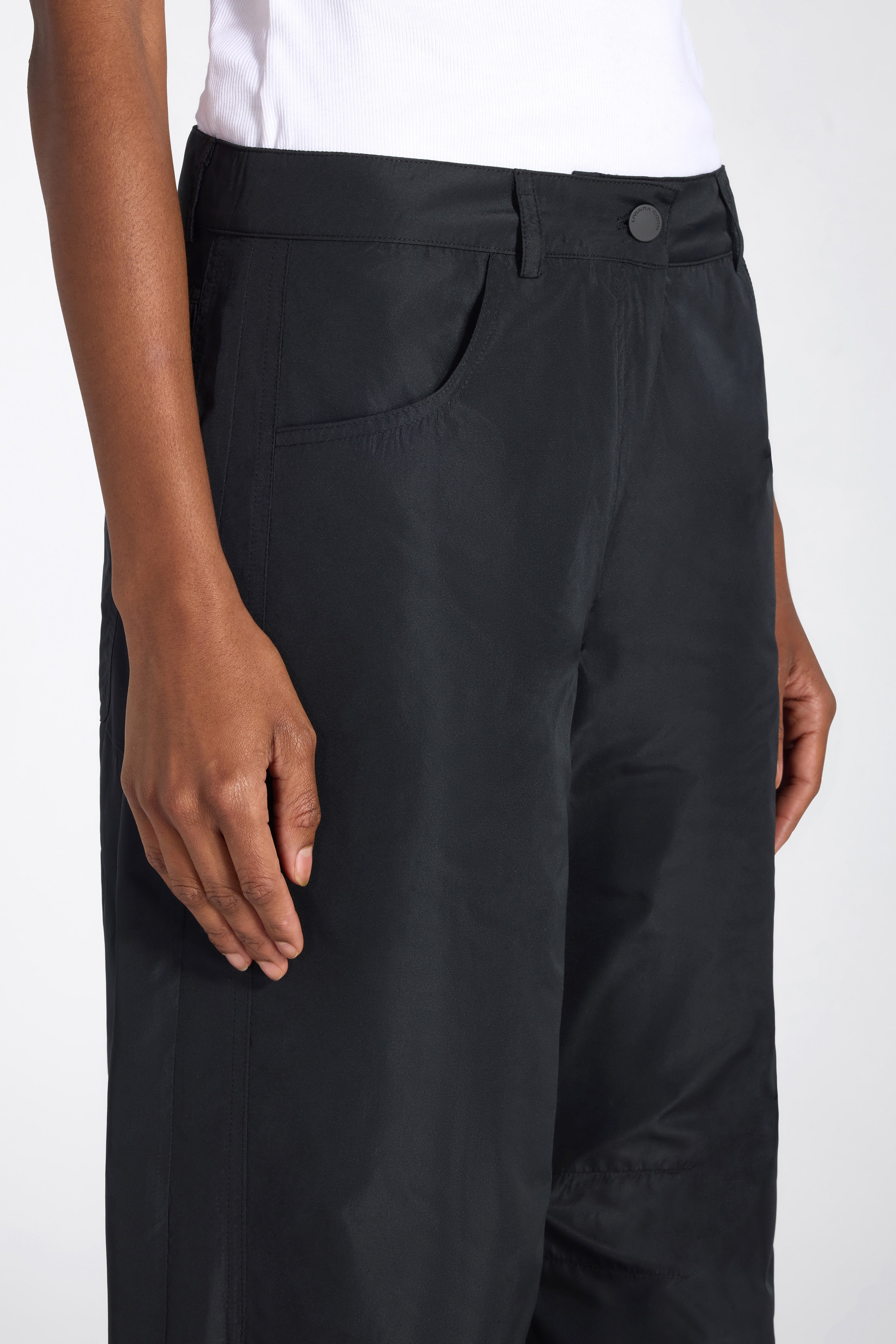 Liviana Conti Leon pantalon femme noir droit