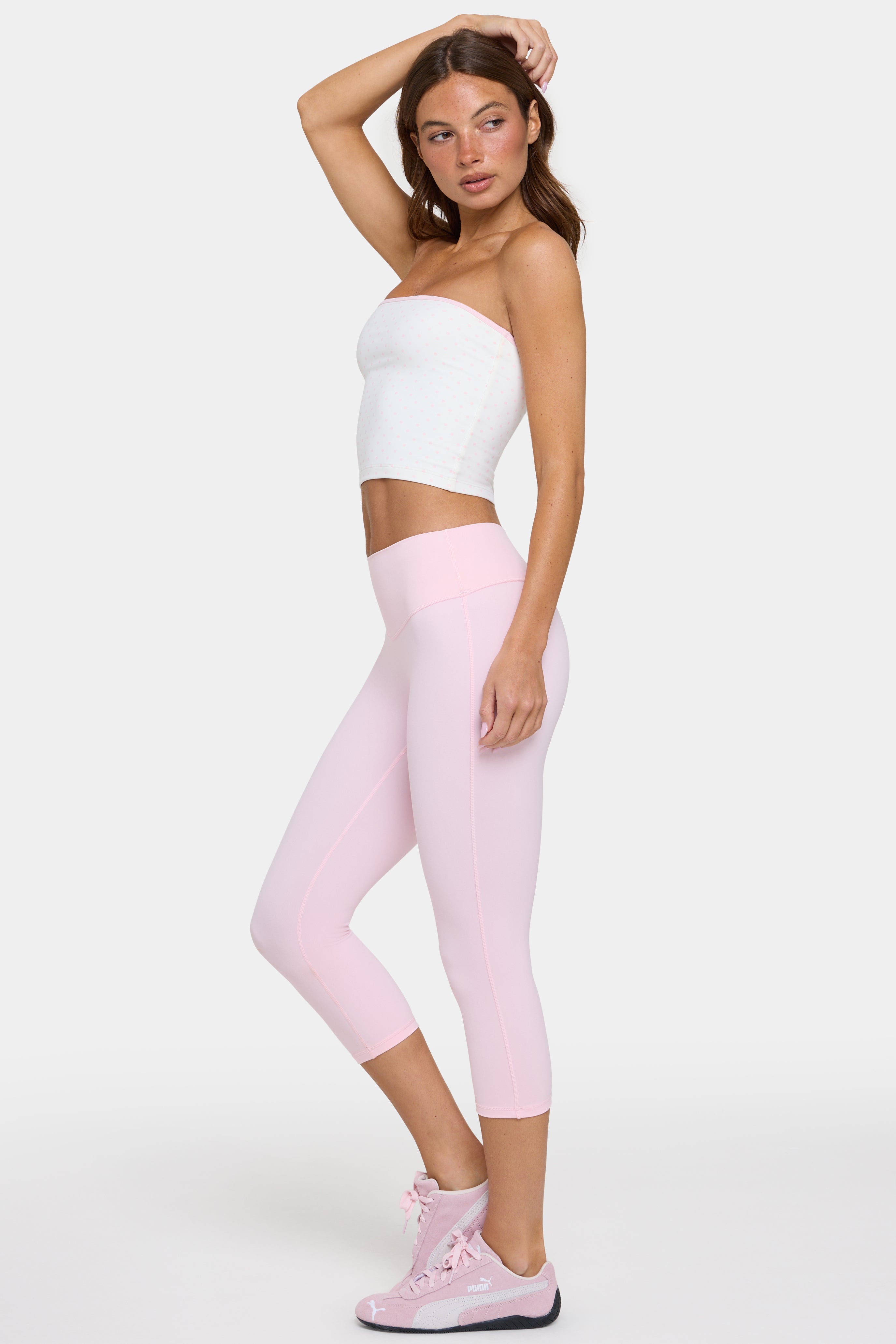 Oh Polly Bo+Tee Soft Active legging capri sorbet stretch