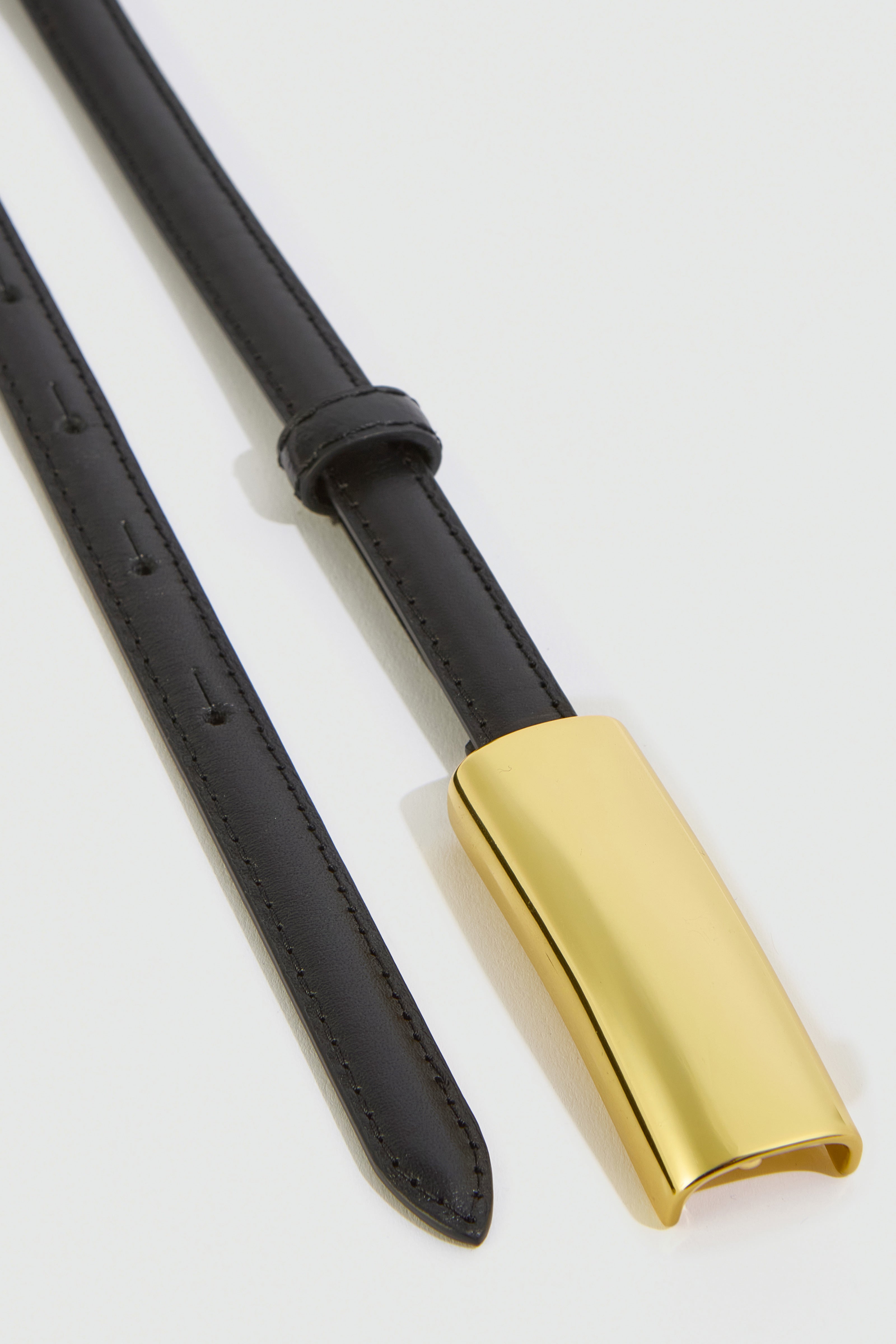 Liviana Conti Gliese ceinture cuir noire 85