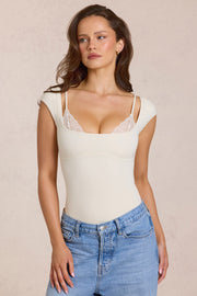 Oh Polly Arlen body ivoire modal dentelle