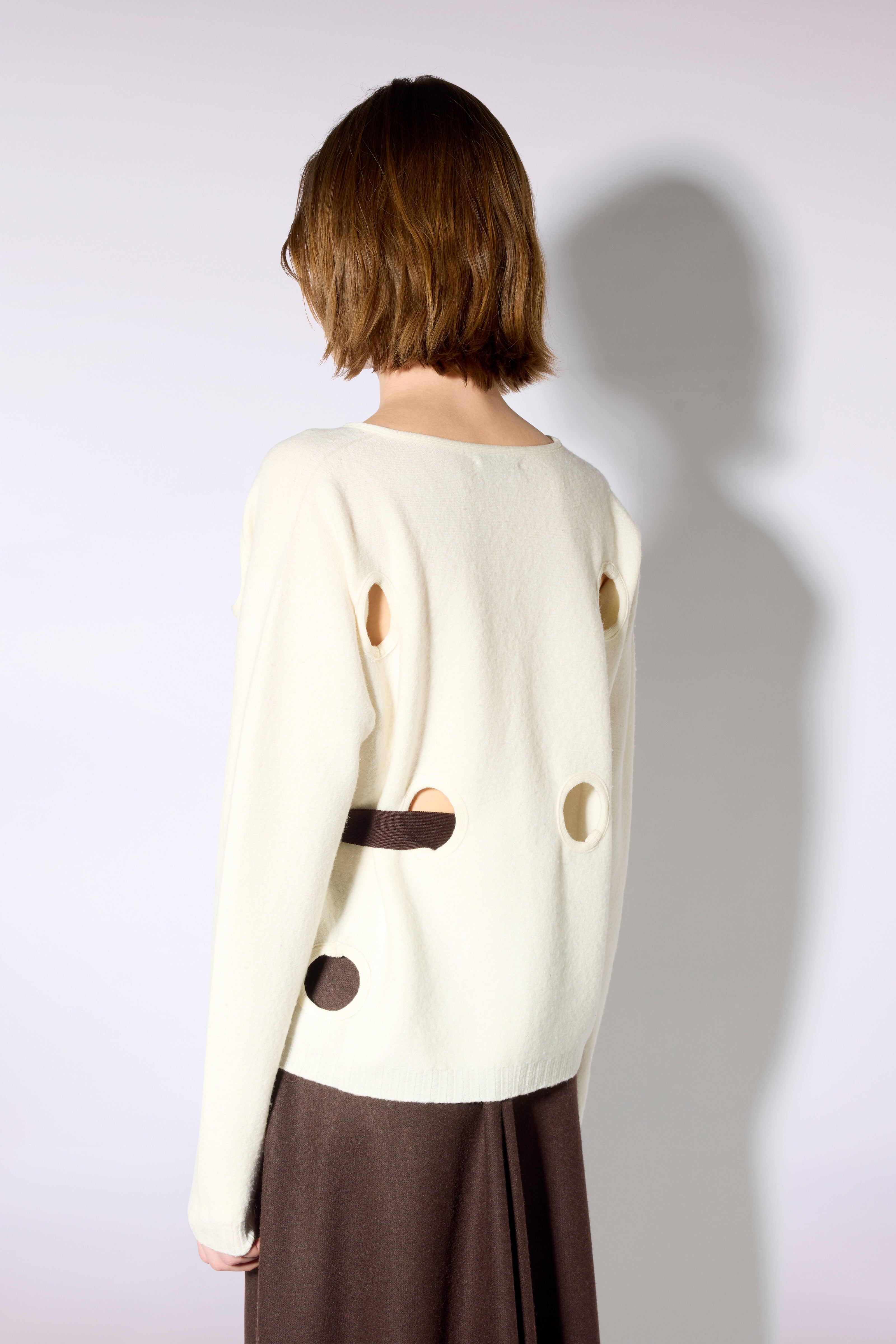 Liviana Conti Faede cardigan natural fondente taille M