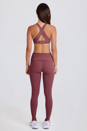 Oh Polly Legging Étrier Acai Taille Mi-Haute