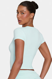 Oh Polly ButterCloud T-shirt menthe sculptant doux