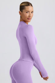 Oh Polly Define Luxe BT1960 veste zip lilas compressive