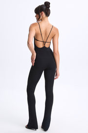 Oh Polly Jumpsuits 9921 combinaison noire dos nu modal