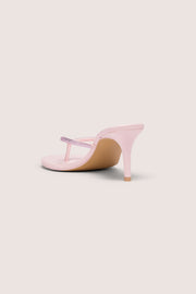 Oh Polly Coco Sandale Talon Rose Blush 8 cm strass