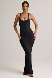 Oh Polly Imelda 14148 robe longue noire modal sirène