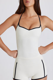 Oh Polly Bo+Tee BT2372 débardeur ivoire stretch