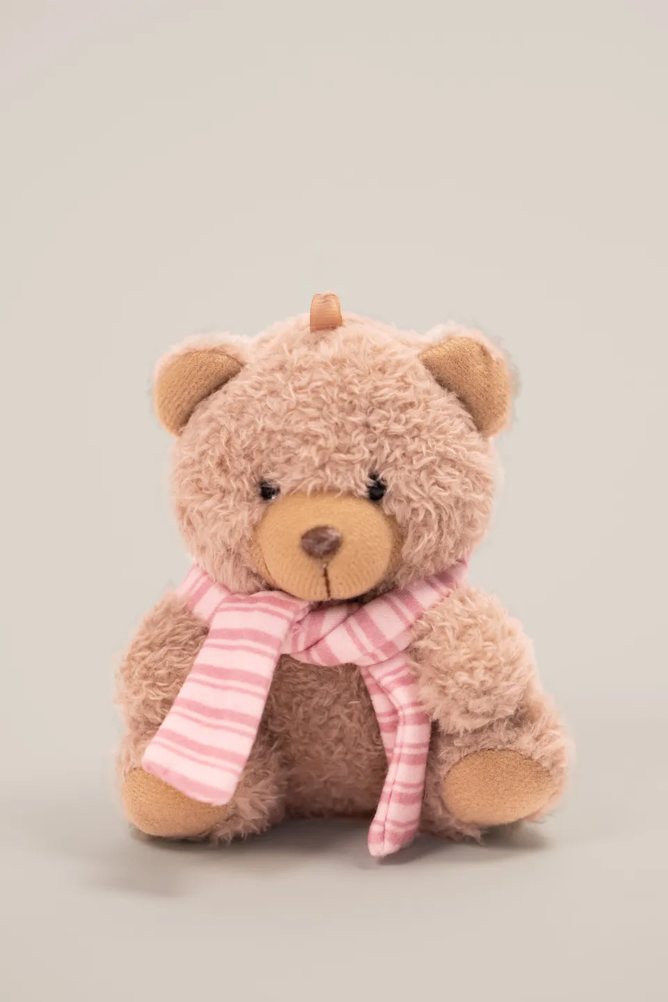 Oh Polly Bo+Tee Teddy Keychain porte-clés berry rayé