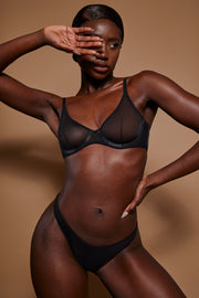 Oh Polly Base Layers 6112 soutien-gorge noir armatures