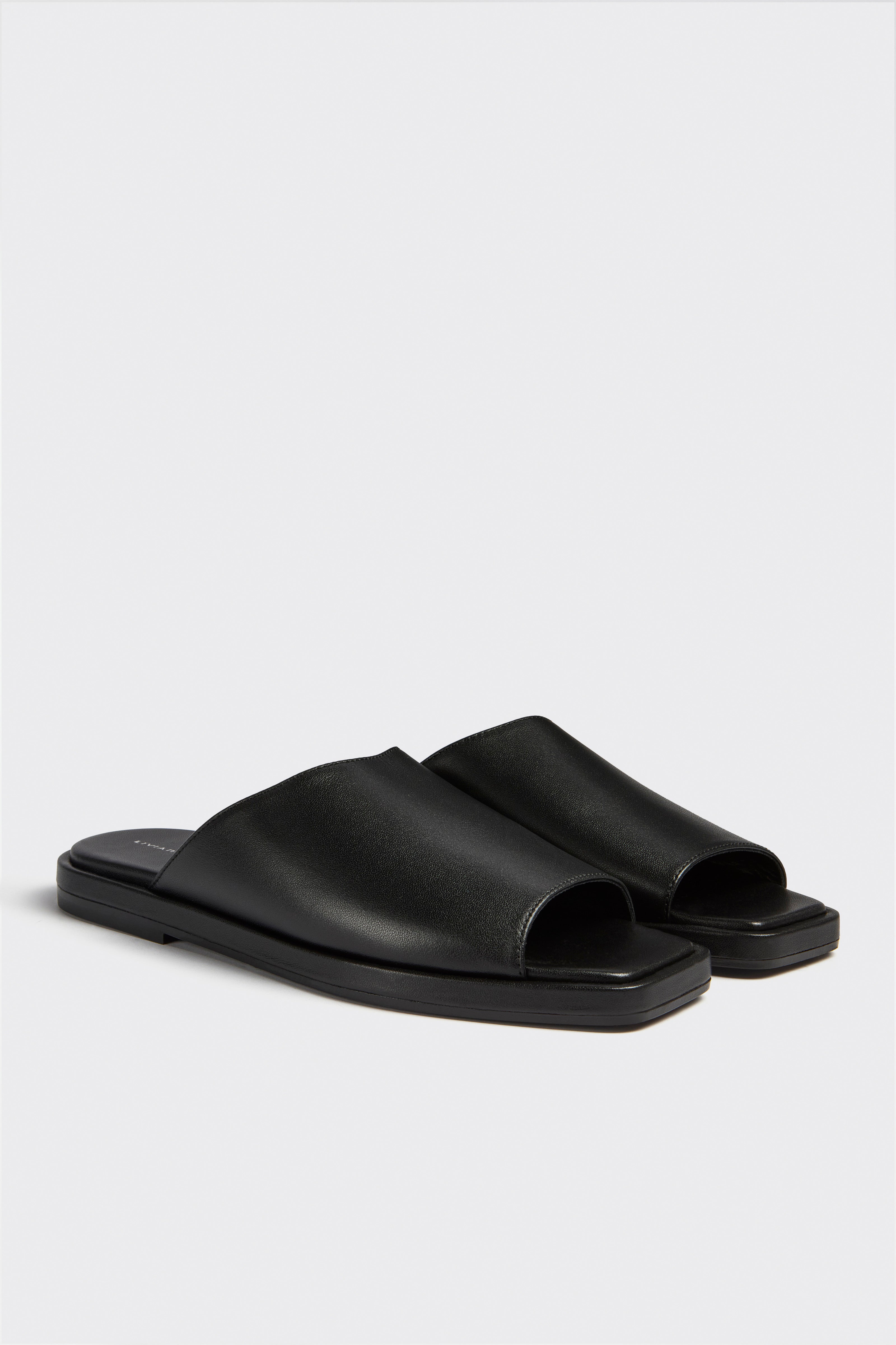 Liviana Conti Giselle mules femme noir nappa plates