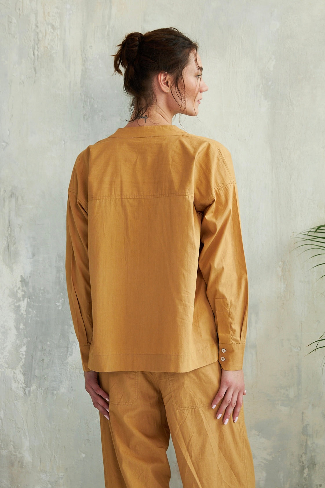 ChicoSoleil Bobby top coton ample beige shore