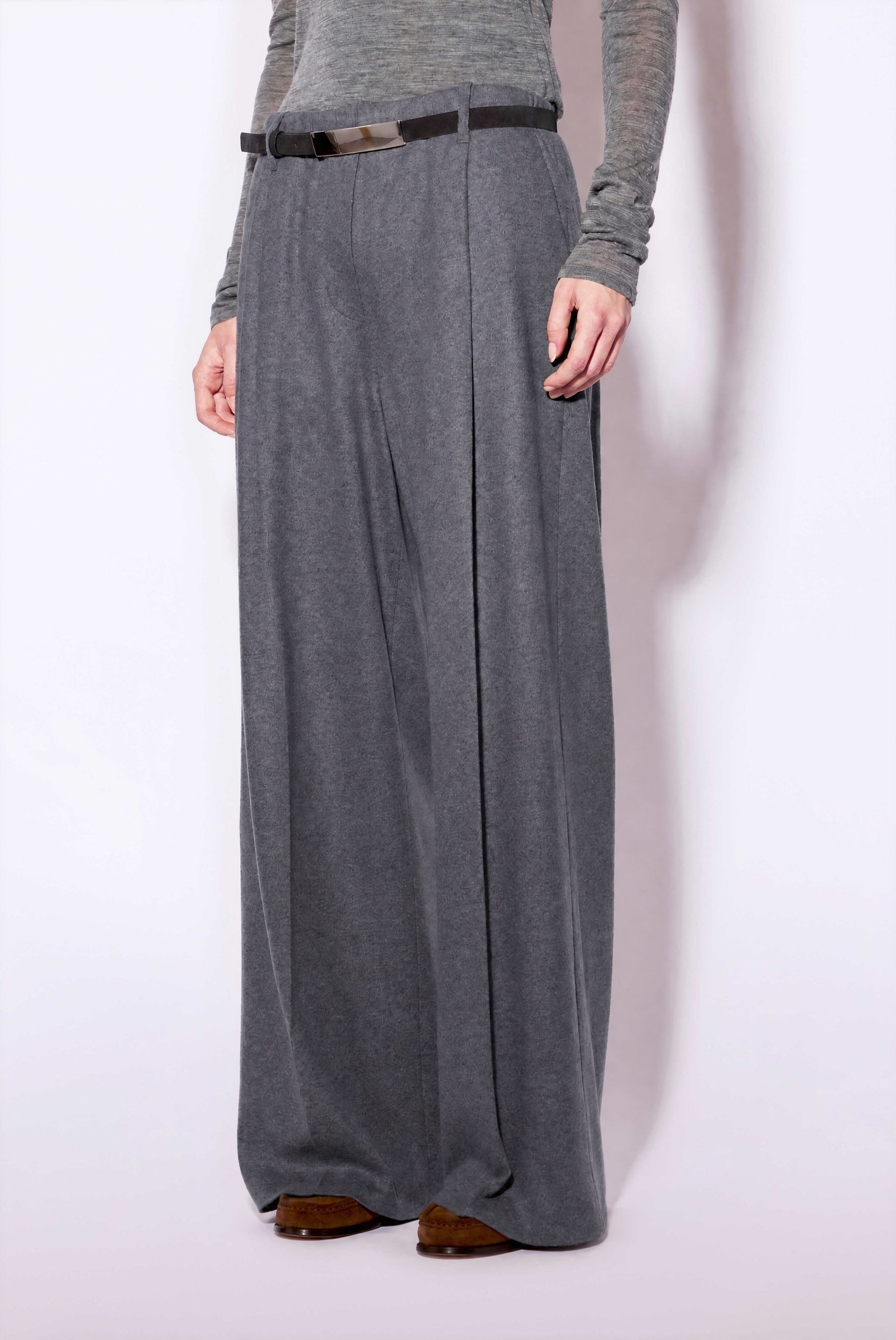 Liviana Conti Arthur pantalon palazzo marron