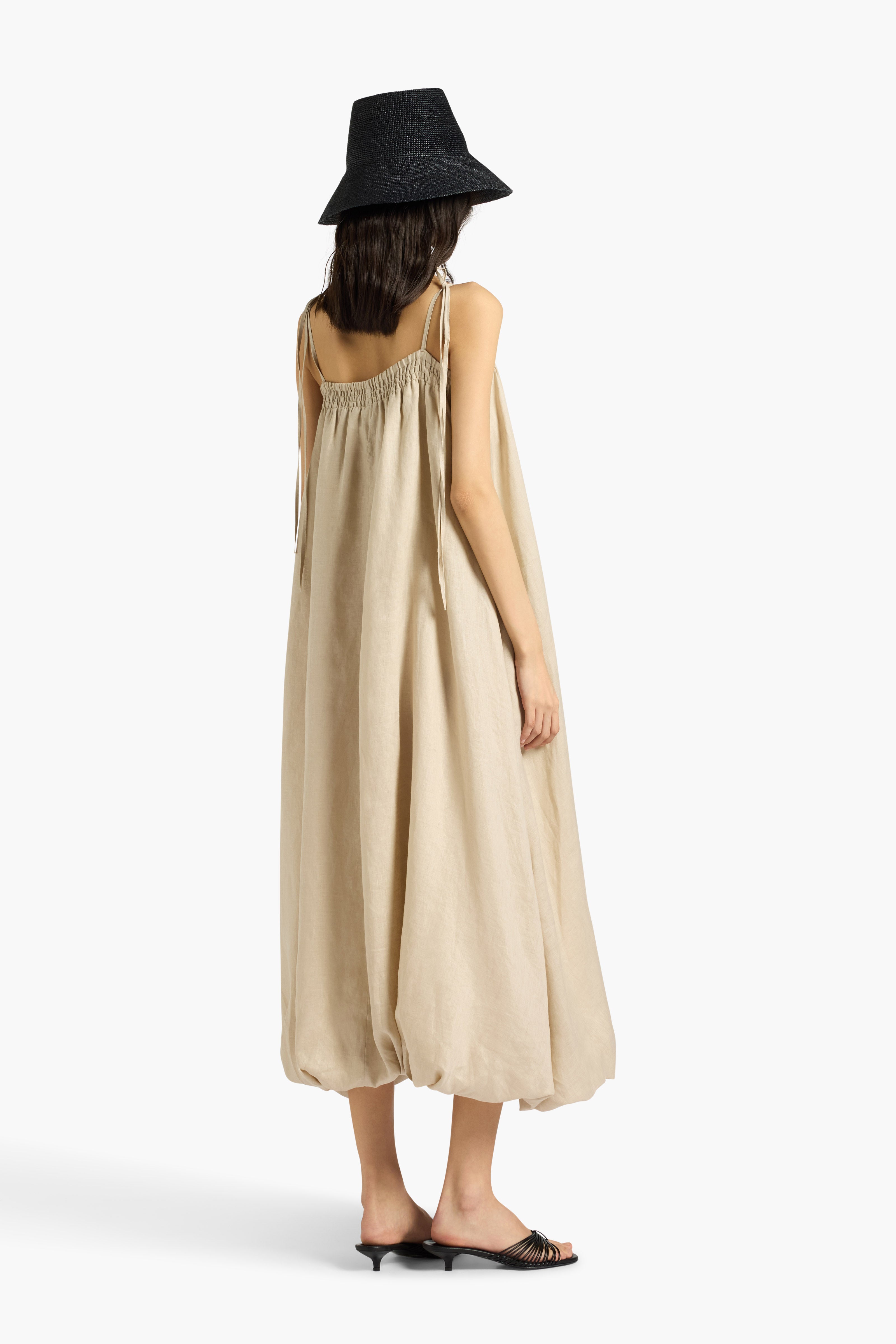 Liviana Conti Carine robe lin duna taille 42