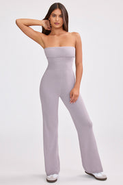 Oh Polly Chunky Knit Bandeau BT1142 combinaison lavande coton