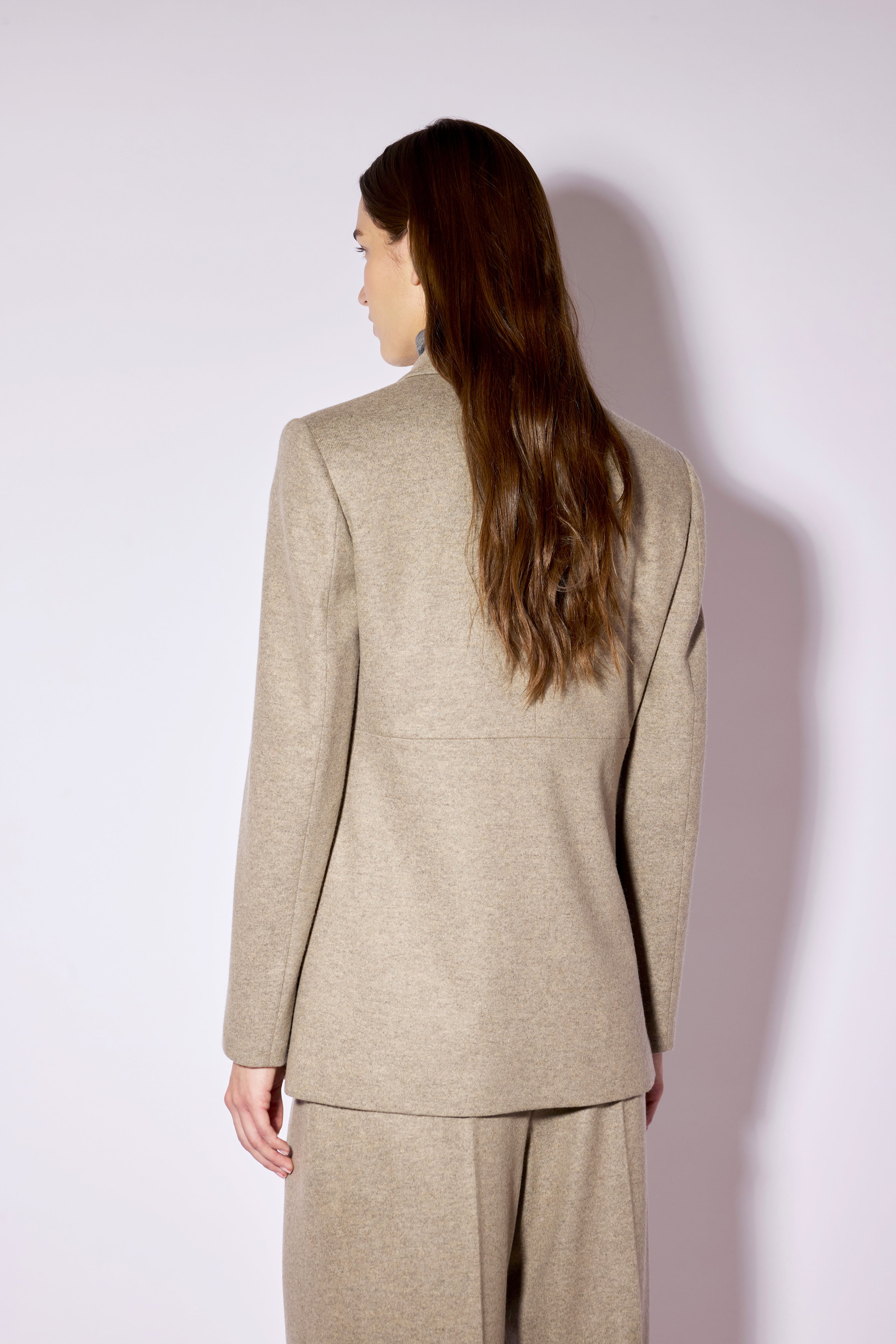 Liviana Conti Axel blazer femme marron cachemire