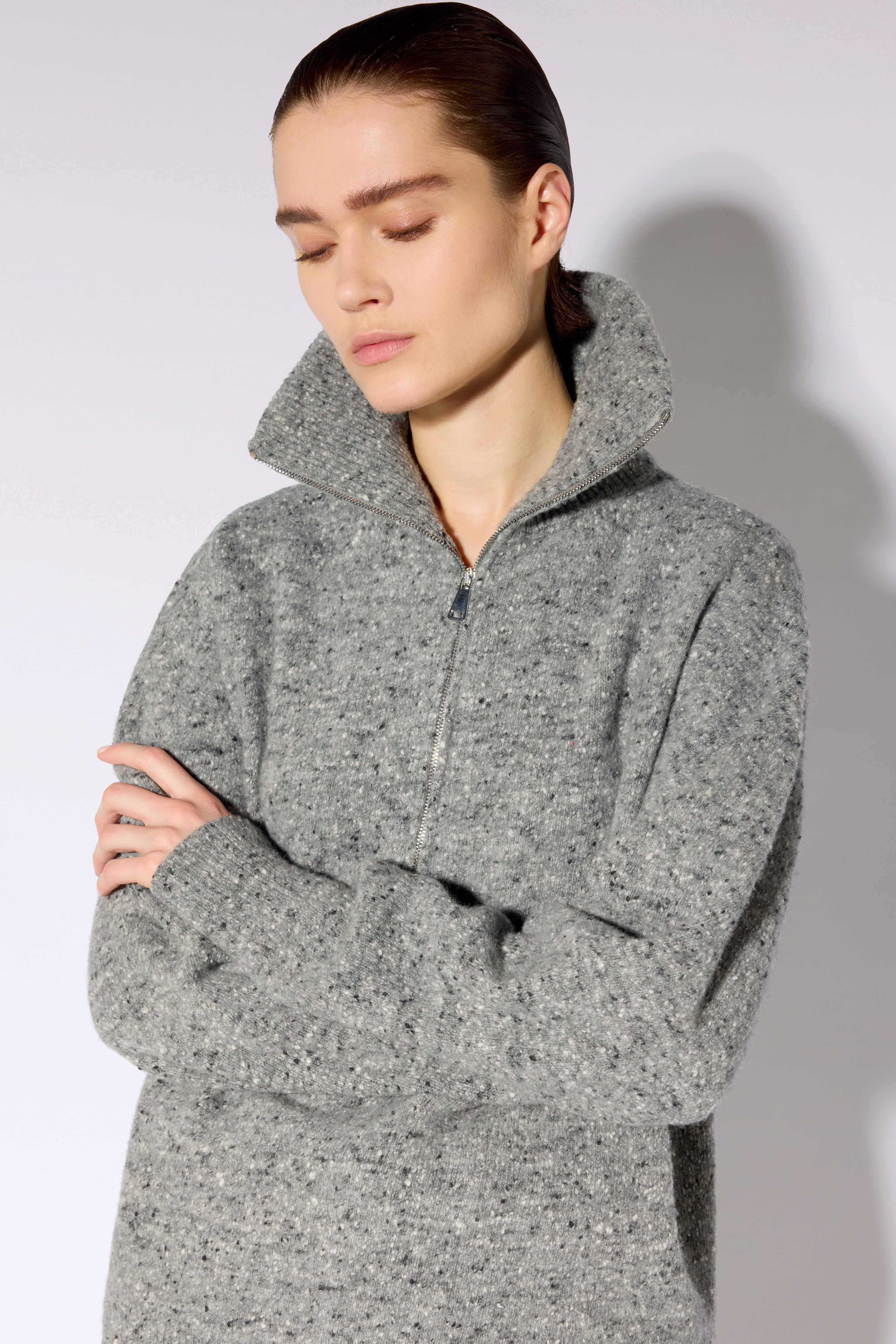 Liviana Conti Maglieria Emerin pull femme gris chiné