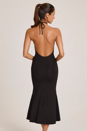 Oh Polly Karissa Robe midaxi 14902 noire modal