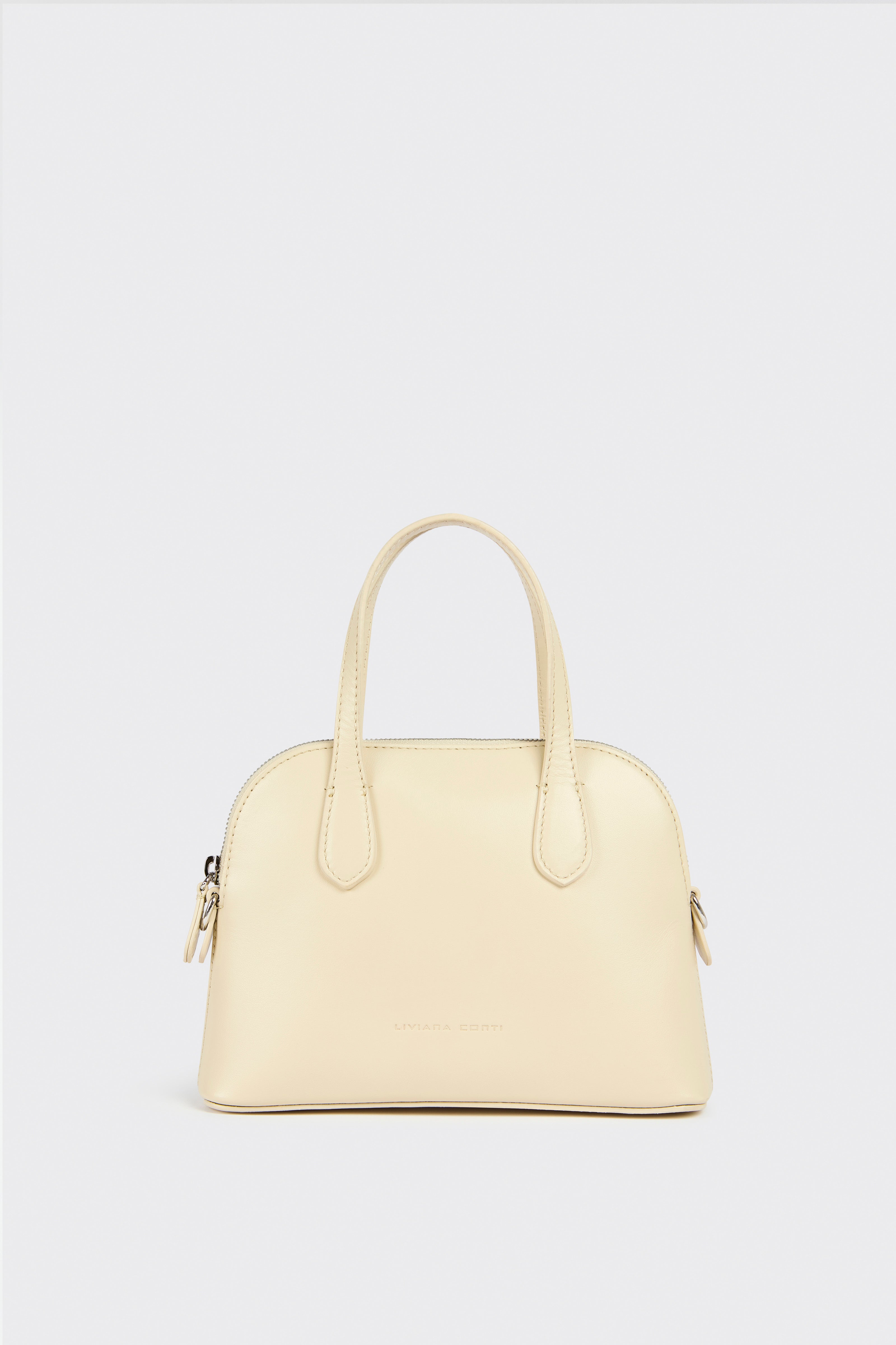 Liviana Conti Lucille sac cuir bandoulière amovible noir
