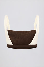 Oh Polly Bo+Tee BT2236 brassière pecan marl contraste