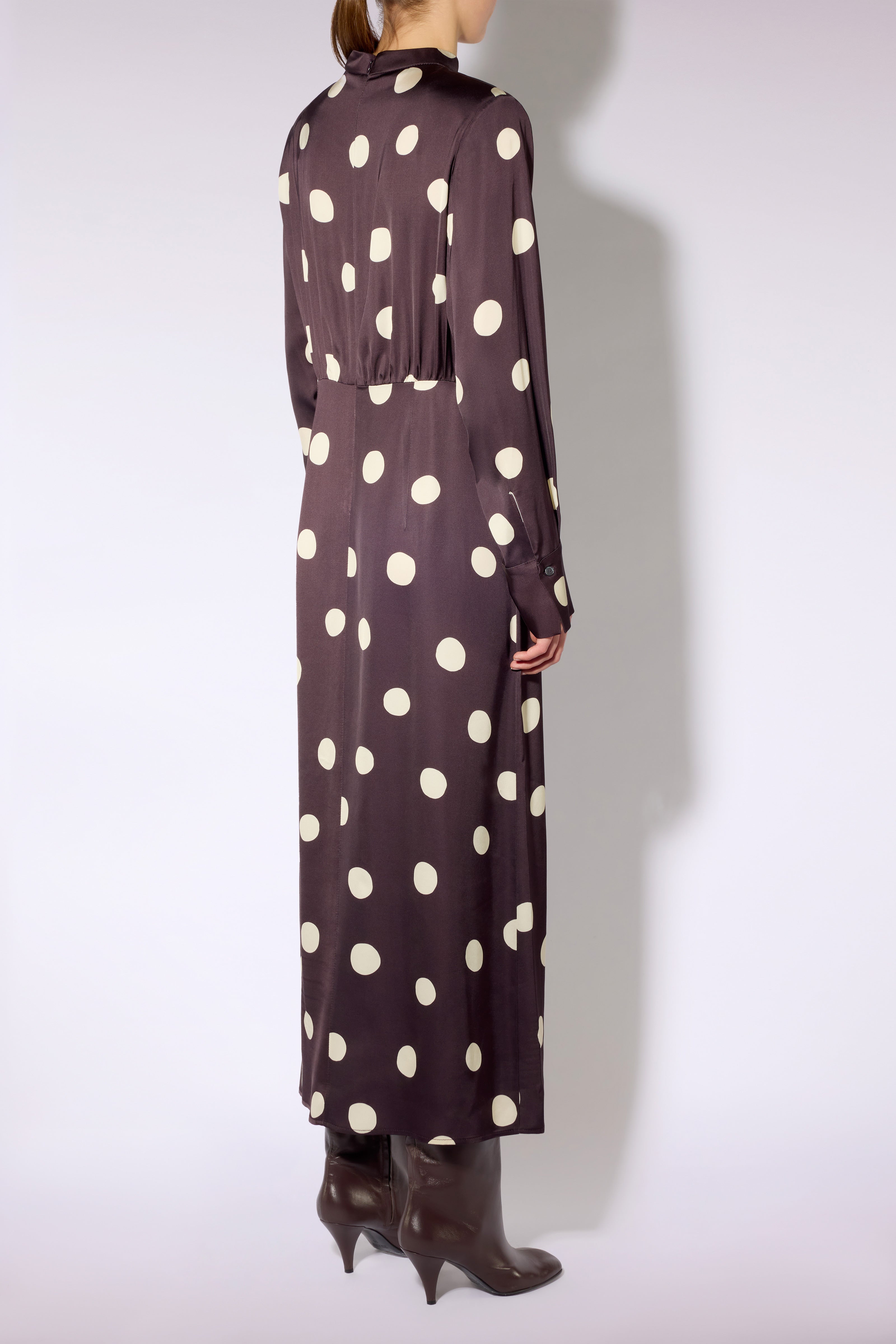 Liviana Conti Loren robe femme pois espresso 38-48