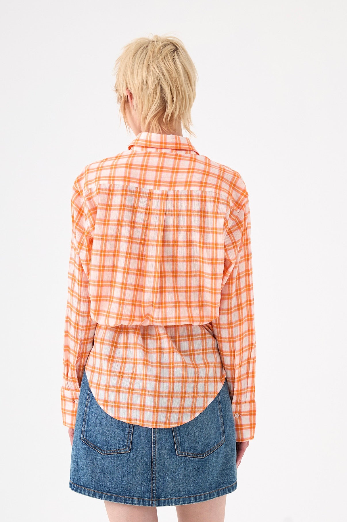 Chicosoleil Eros chemise coton carreaux bloom check