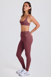 Oh Polly Legging Étrier Acai Taille Mi-Haute