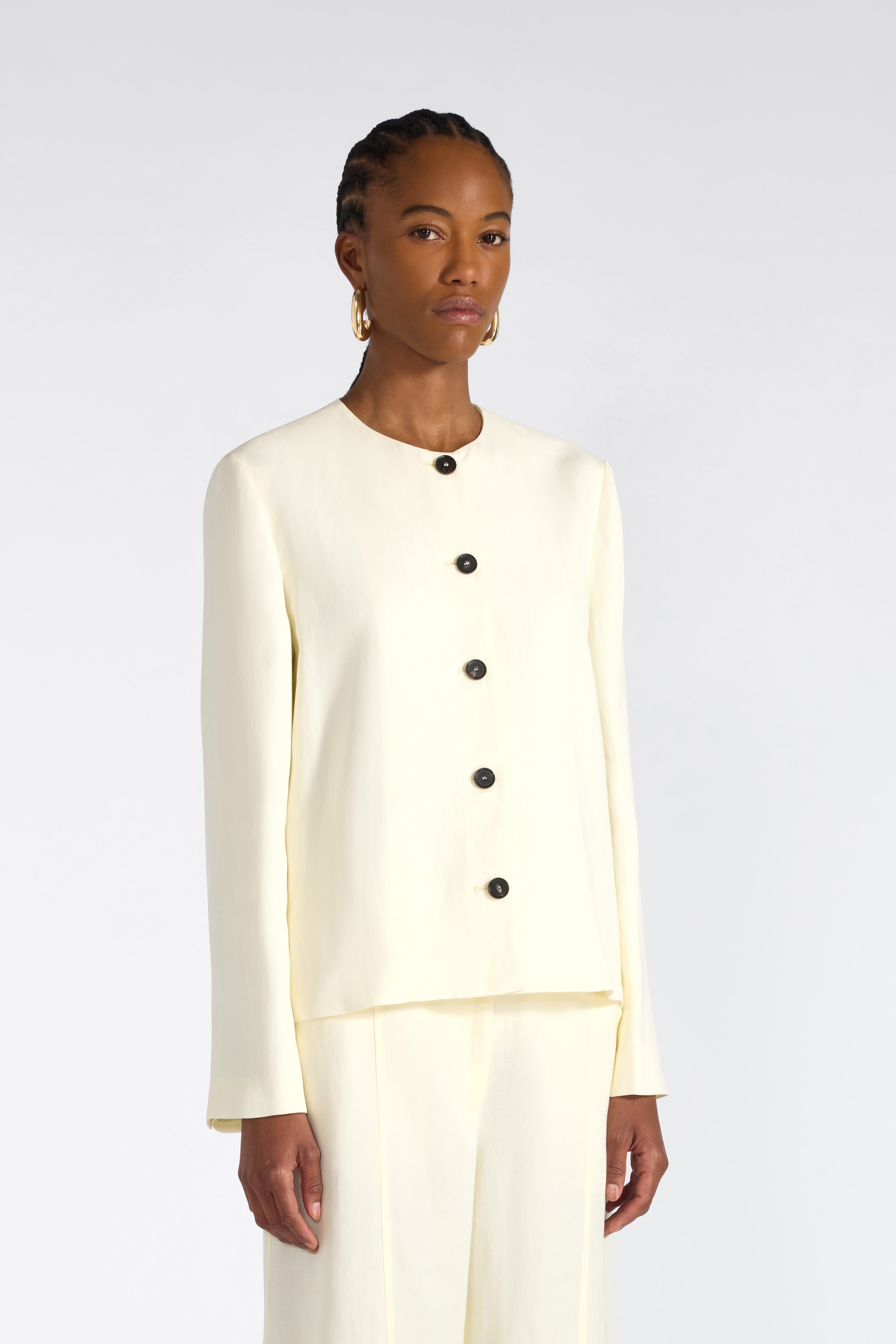 Liviana Conti Elliot veste blazer viscose-lin Polline