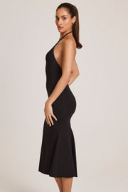 Oh Polly Karissa Robe midaxi 14902 noire modal