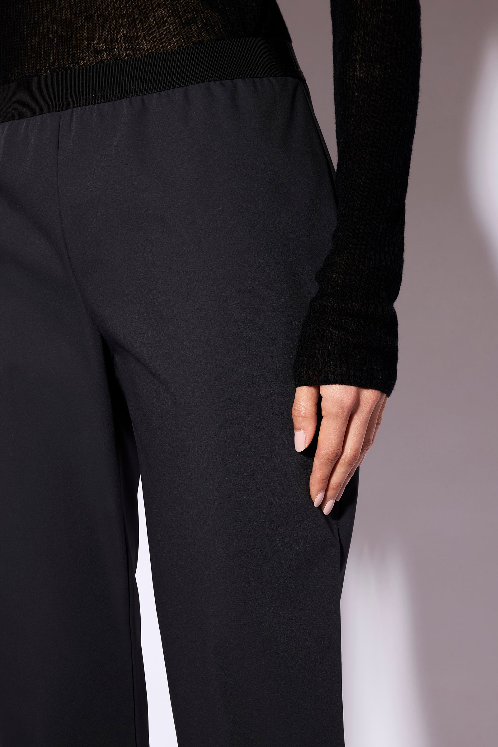 Liviana Conti Liv legging anthracite cigarette taille haute