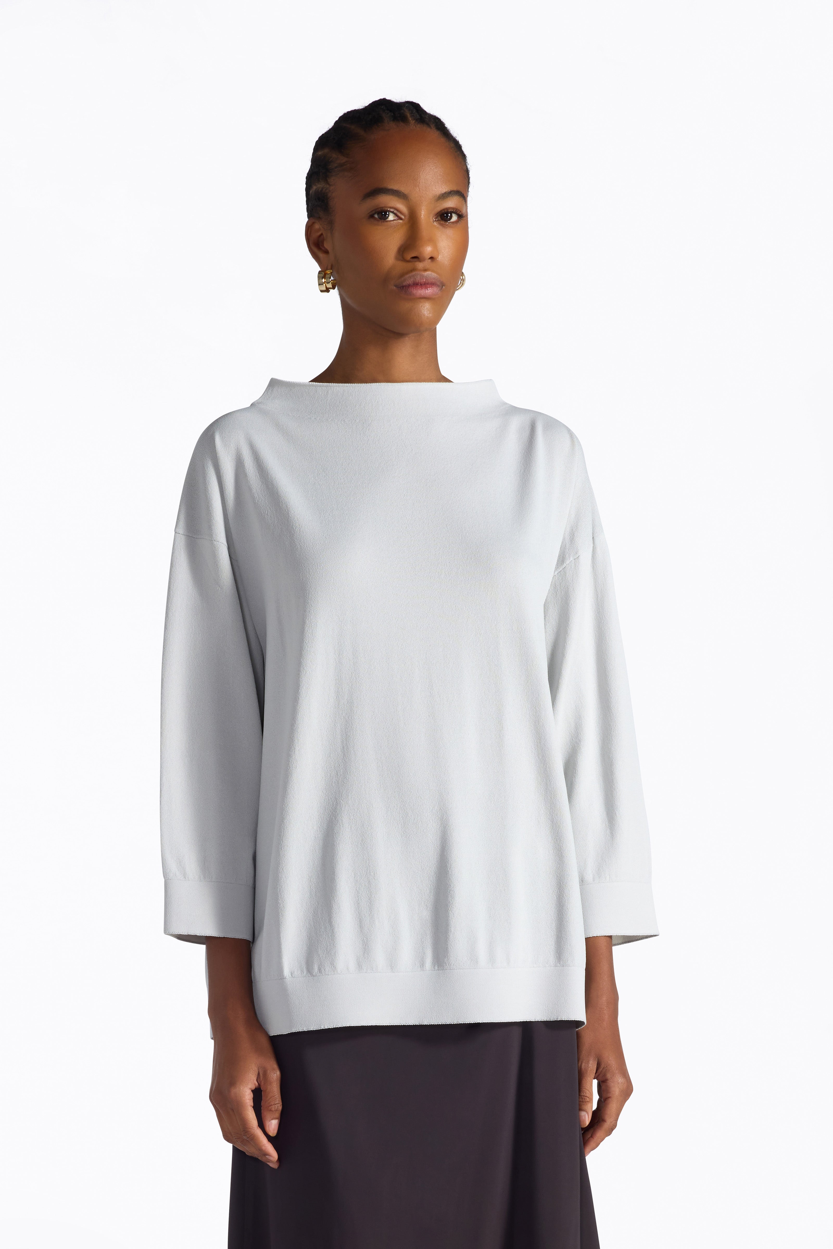 Liviana Conti Mavis Pull noir XS-XL viscose stretch