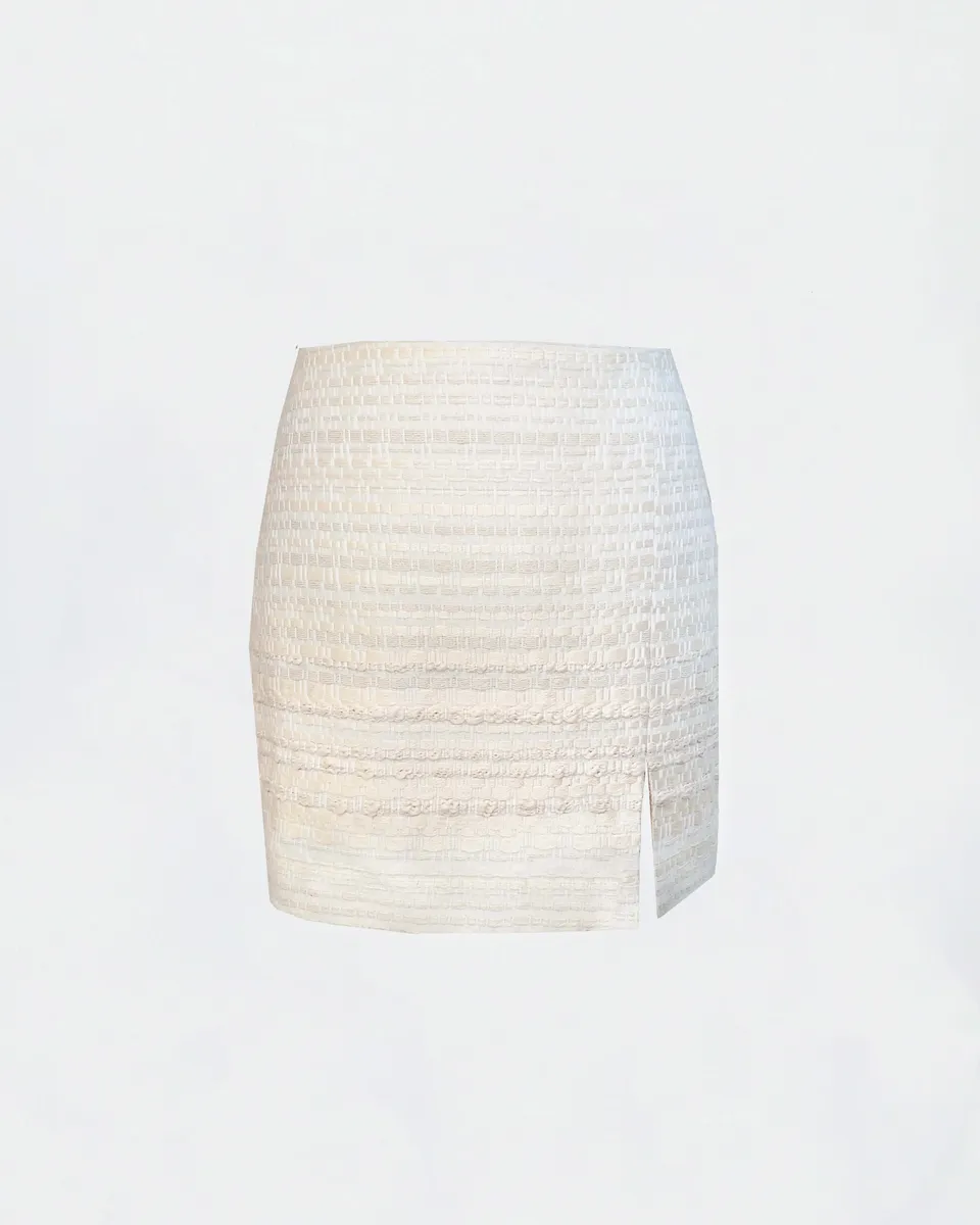 The Ethiquette Iris Athena jupe tweed taille M