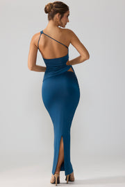 Oh Polly Skirts jupe longue Rowan bleu nuit jersey
