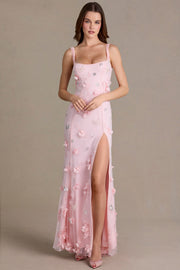 Oh Polly Embellished robe corset rose bébé 15734 longue