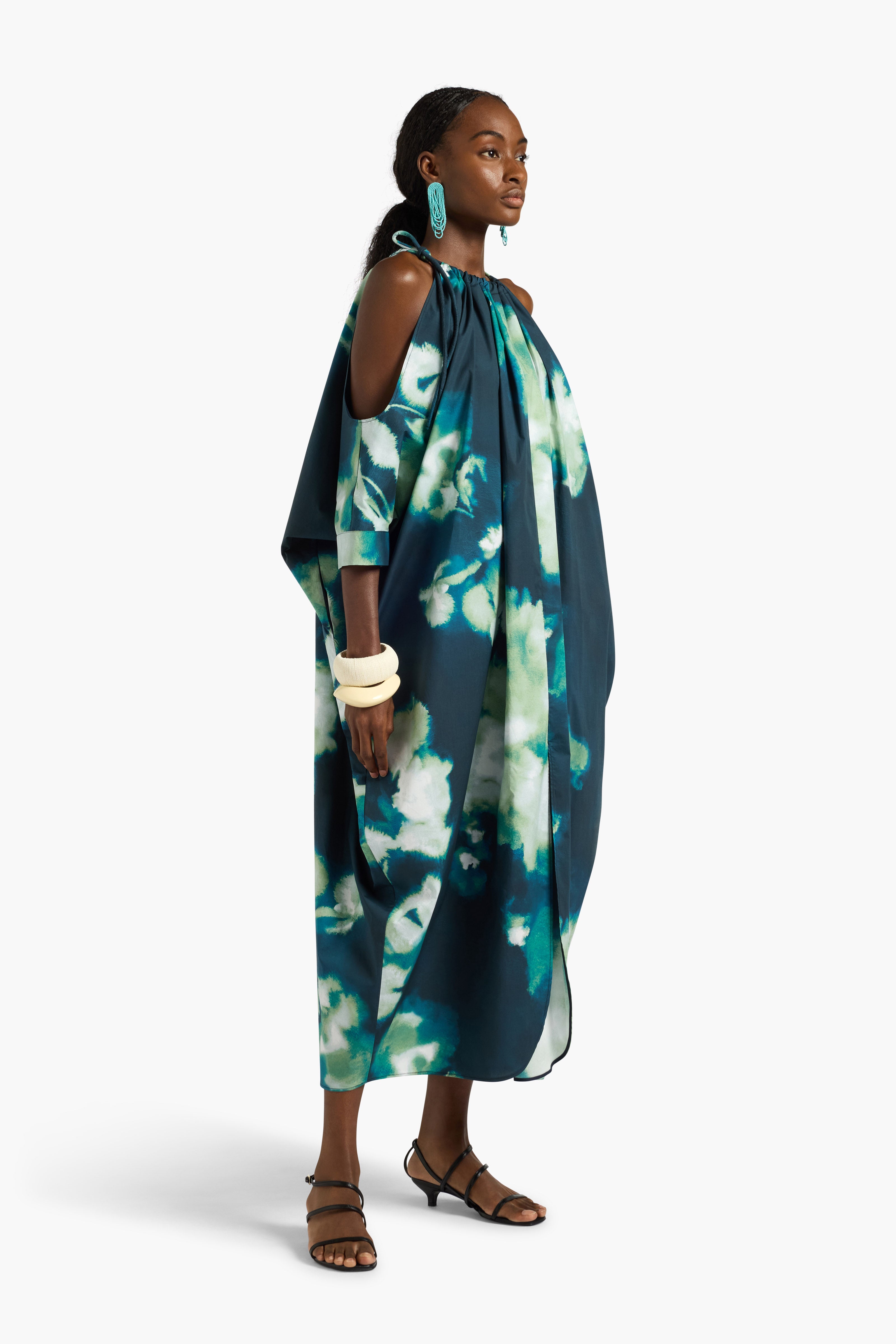 Liviana Conti Artemisia robe longue fleurie nuit